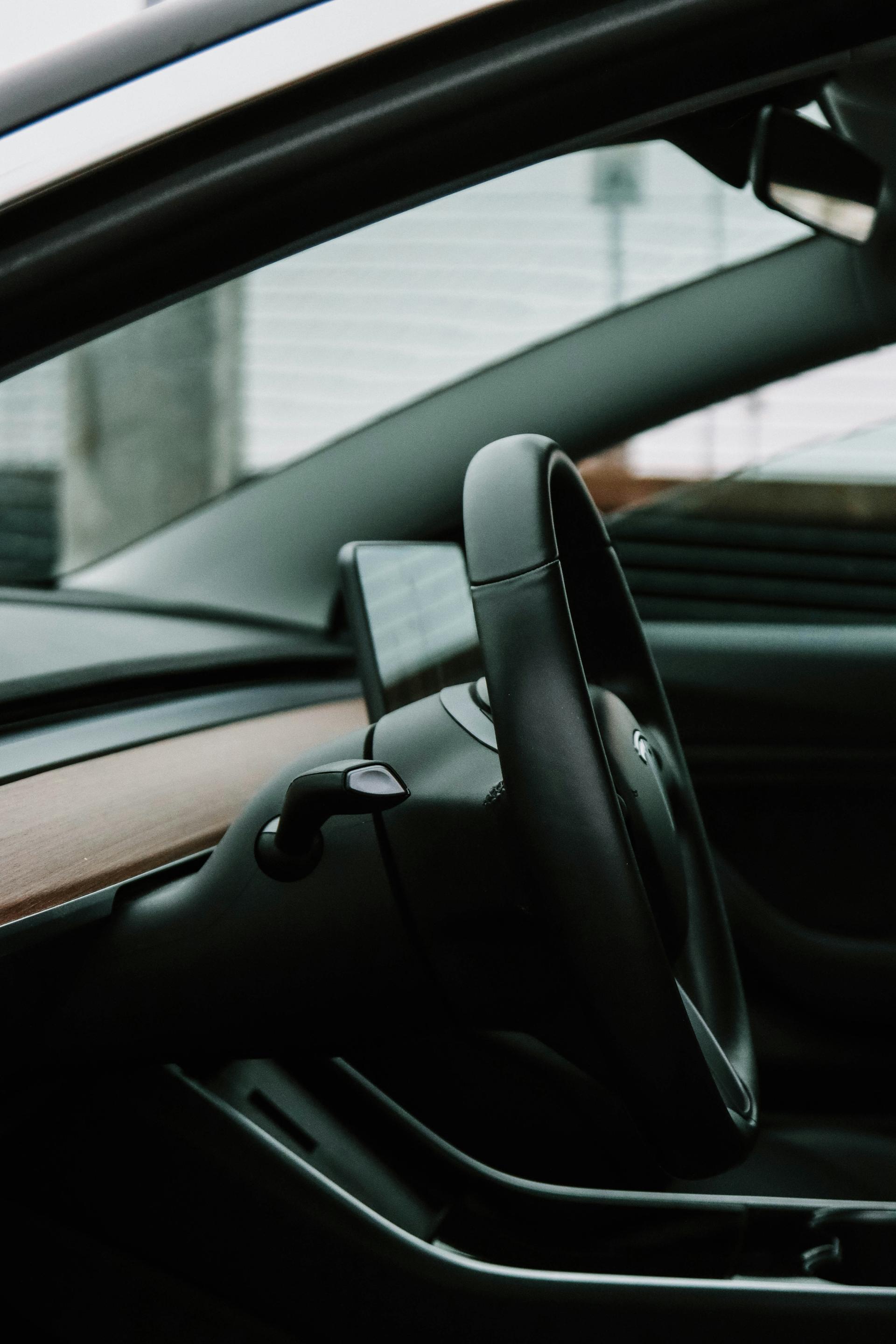 Tesla vehicle dashboard